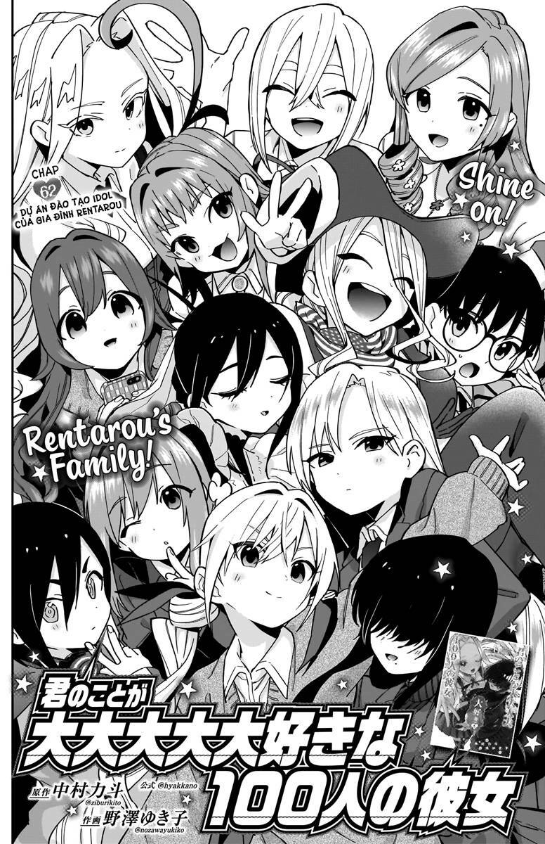 kimi no koto ga dai dai dai dai daisuki na 100-ri no kanojo chapter 62: dự án đào tạo idol của gia đình rentarou!!! - Next chapter 63: và giờ là sân khấu của gia đình rentarou!